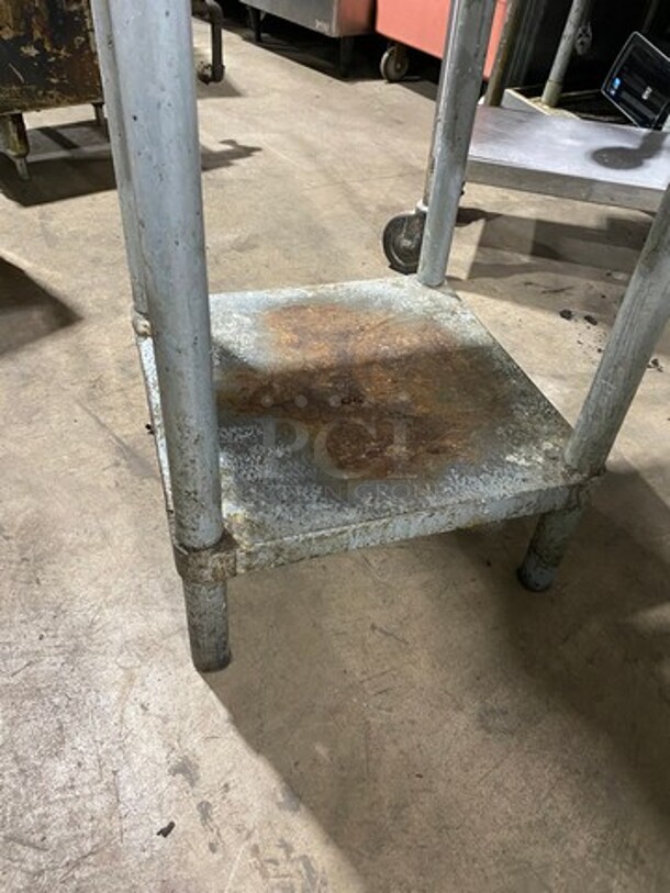 Solid Stainless Steel Work Top/ Prep Table! With Storage Space Underneath! On Legs! - Image 5 of 5