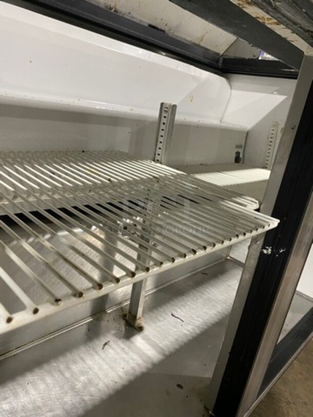 True Commercial Refrigerated Sandwich Prep Table! With 2 Door Underneath Storage Space! Poly Coated Racks! All Stainless Steel! On Casters! Model: TSSU4812 SN: 7765678 115V 60HZ 1 Phase - Image 8 of 11