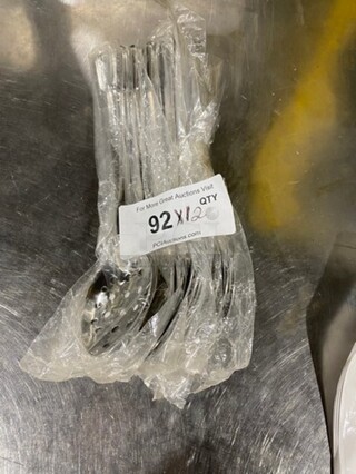 NEW! Winco Perforated Serving Spoons! 12x Your Bid!