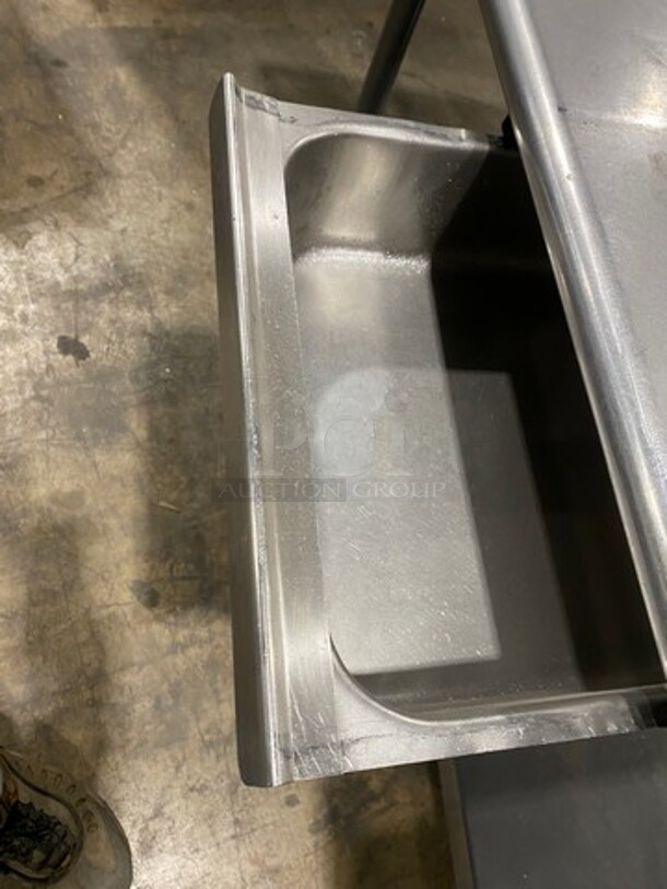 WOW! Solid Stainless Steel Work Top/ Prep Table! With Single Drawer! With Storage Space Underneath! On Legs! - Image 7 of 7
