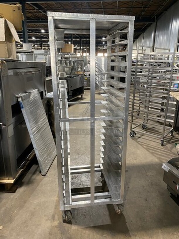 Metal Commercial Pan Transport Rack! On Casters! - Image 2 of 4