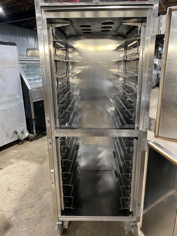 Cres Cor Commercial Electric Powered Split Door Roast-N-Hold Oven! All Stainless Steel! On Casters! Model: RO151FUA12DE4803Z SN: JBIJ0005151635 480V 60HZ 3 Phase - Image 5 of 9