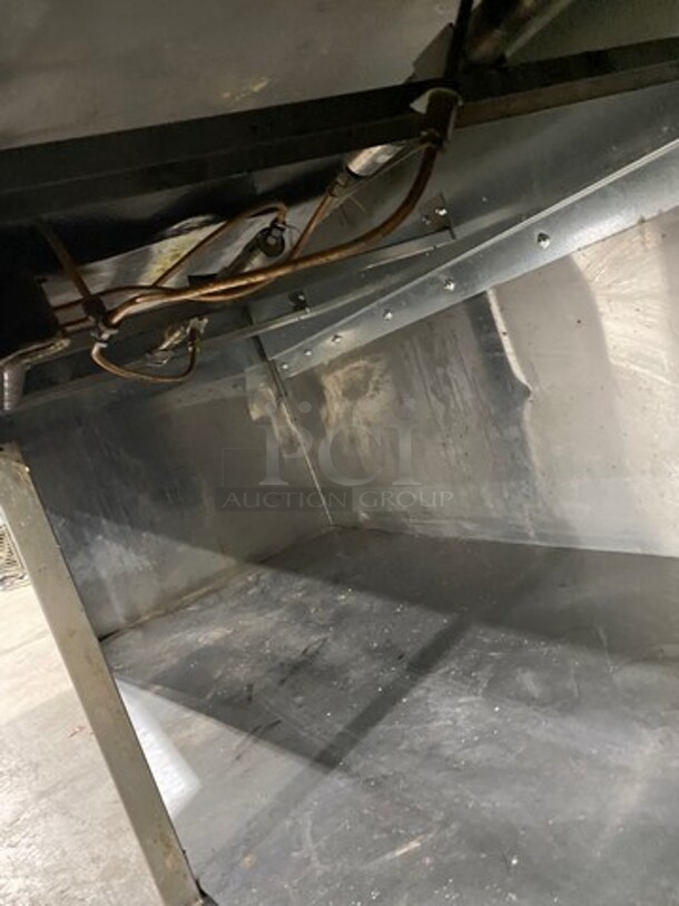 Stainless Steel Commercial Natural Gas Powered 5 Well Steam Table! With Storage Space Underneath! On Legs! - Image 8 of 8