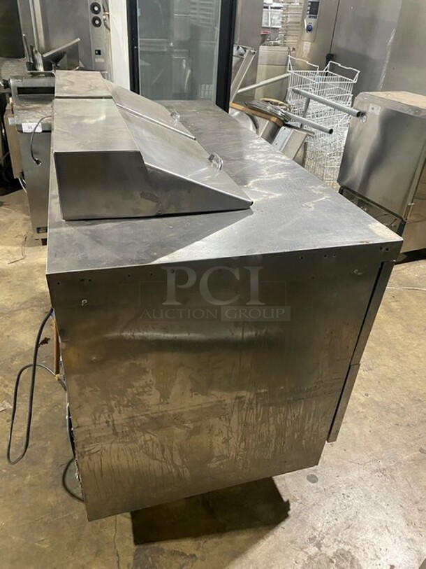 All Stainless Steel Commercial Refrigerated Sandwich/Salad Prep Table! With 4 Drawers Underneath! - Image 2 of 9