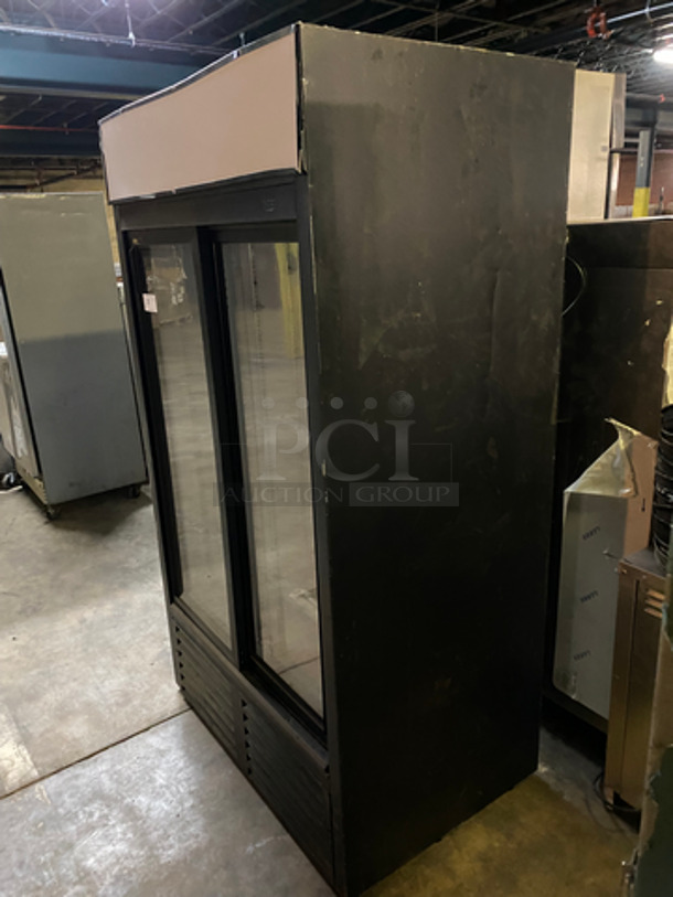 QBD Commercial 2 Door Cooler Merchandiser! With View Through Doors! Model: CD38 SN: 1DW091204123914 115V 60HZ 1 Phase - Image 2 of 9