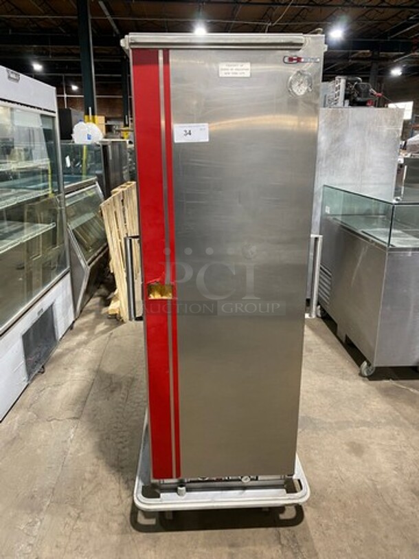 Carter Hoffmann Commercial Insulated Heated Food Transport Cabinet! All Stainless Steel! On Casters! Model: PH1825 SN: 16419780100156030F05 120V
