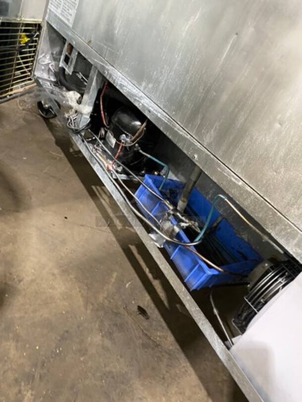 L & J Commercial 3 Door Lowboy/Worktop Cooler! All Stainless Steel! On Casters! Model: JUC72F - Image 8 of 8