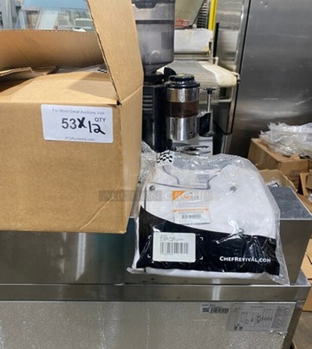 NEW! Chef Revival Long Sleeve Chef's Jacket! 12x Your Bid! - Image 1 of 2