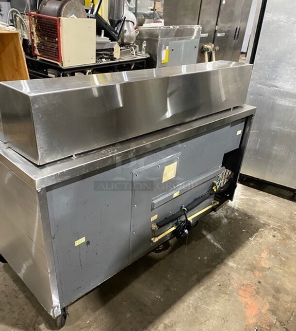 Randell Commercial Refrigerated Mega Top Sandwich Prep Table! With 2 Door Underneath Storage! All Stainless Steel! On Casters! MODEL 9040K7 SN:W14439141 115V 1PH - Image 3 of 9