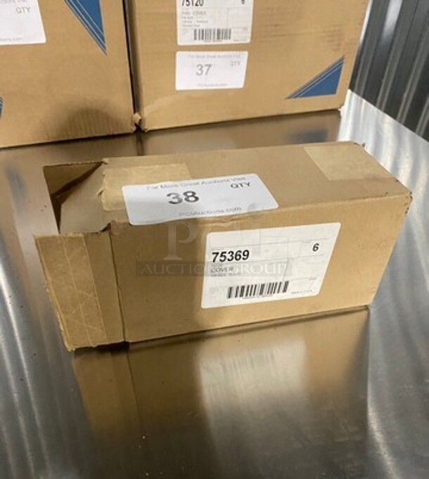 NEW! IN THE BOX! Stainless Steel 1/9 Size Steam Table/ Prep Table Food Pan Lids! - Image 1 of 5