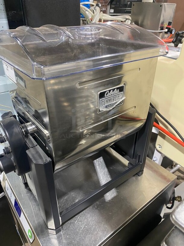 WOW! Cabelas Commercial 50LBS Countertop Meat Mixer/Seasoning Machine! All Stainless Steel! - Image 2 of 6