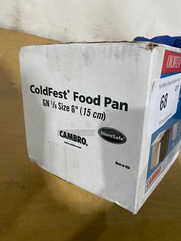 NEW IN BOX! Cambro Coldfest Cold Pans! 6" Deep! - Image 4 of 9