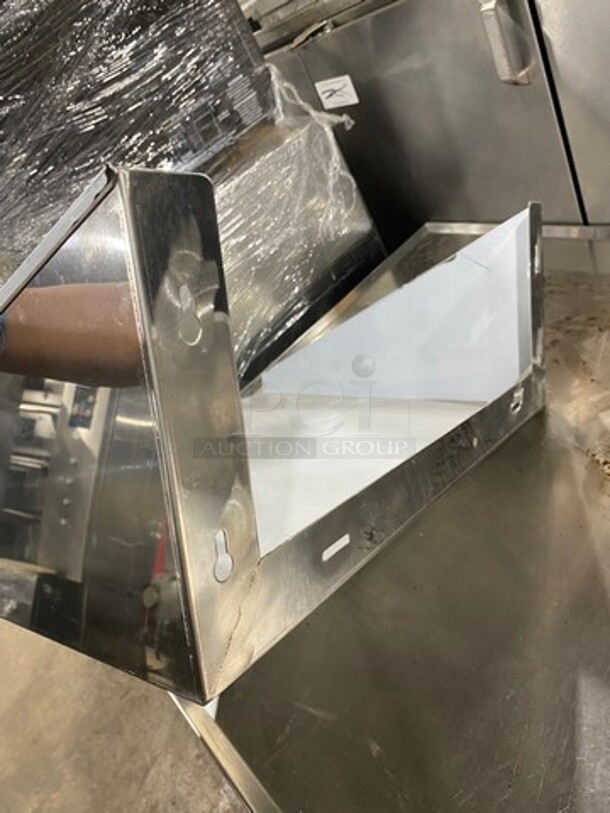 NEW! Advance Tabco Commercial Solid Stainless Steel Wall Mount Shelf! Model: MS1824 - Image 4 of 6