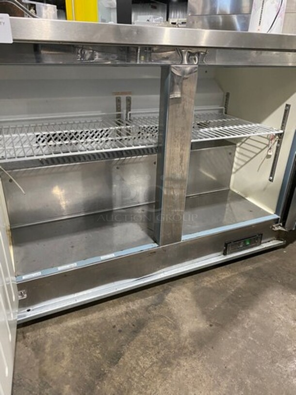 Everest Commercial 2 Door Lowboy/ Worktop Freezer! All Stainless Steel! Model: 69K053 SN: 4073334 115V 60HZ 1 Phase - Image 6 of 8