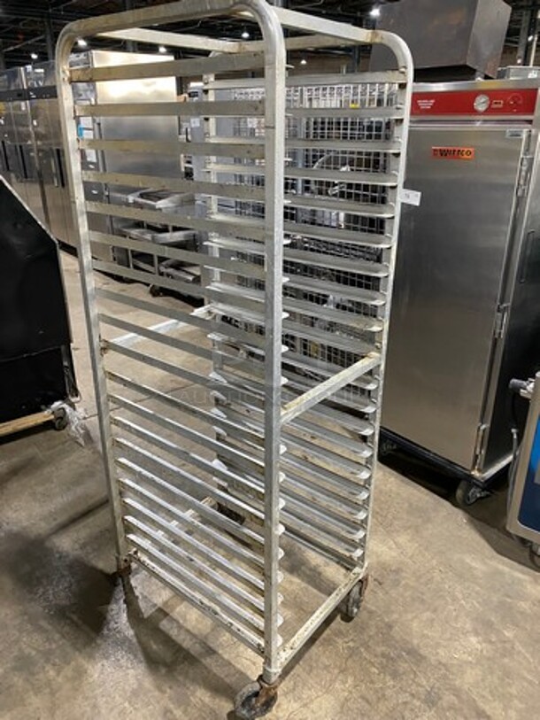 Metal Commercial Pan Transport Rack! On Casters! - Image 3 of 4