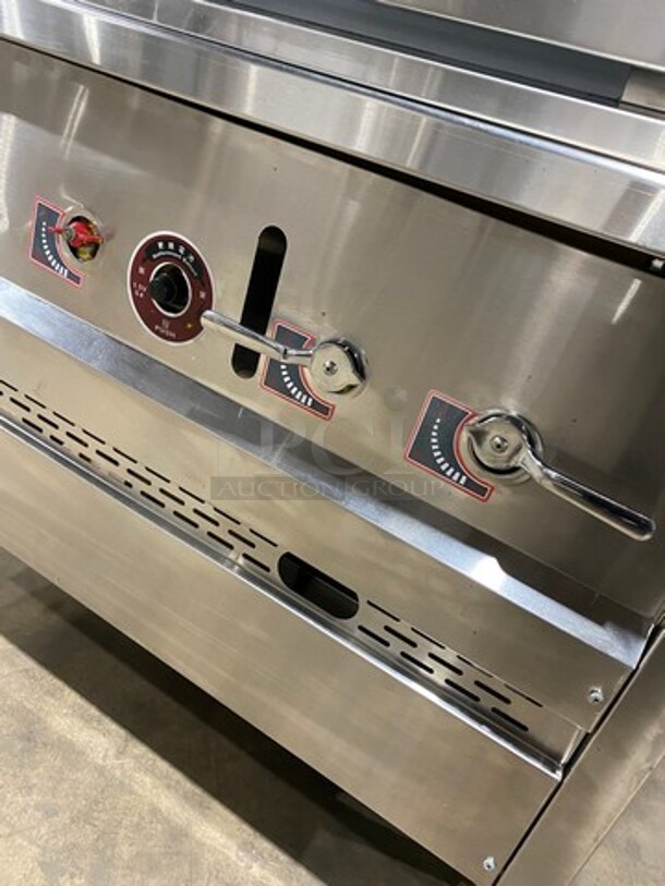 Commercial Tripple Cabinet Steam Cooker! With Metal Racks! All Stainless Steel! On Legs! - Image 7 of 8