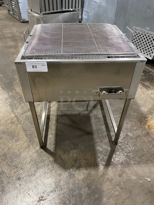 AMAZING FIND! Commercial Electric Powered Open Fryer! All Stainless Steel! On Legs!