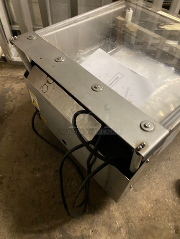 Berkel Stainless Steel Commercial Countertop Vacuum Sealer! MODEL 350 SN:11973 120V 1ph - Image 4 of 8