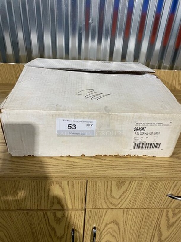 NEW! IN THE BOX! Anchor Hocking Stemmed Drinking Glasses! - Image 1 of 5