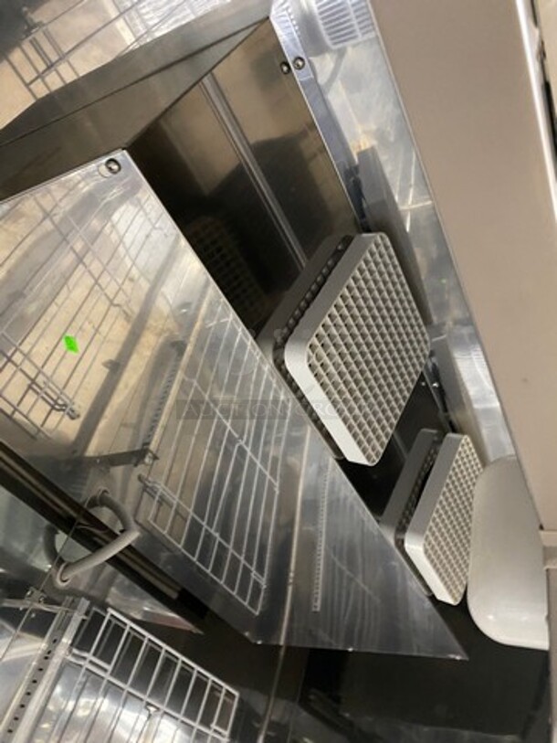 MASTERBILT 2 Solid Door Commercial Reach In Freezer! All Stainless Steel! On Casters! Model: F49-S SN: F49S 115V/60HZ/1 Phase! - Image 7 of 8