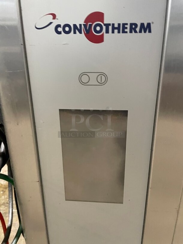 Cleveland Stainless Steel Commercial Natural Gas Powered Combi Convection Oven! With Metal Oven Racks! On Legs! Model: OGS-6.10 SN: 14072300! - Image 6 of 8