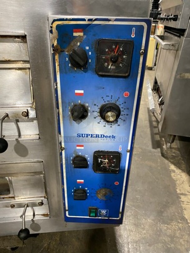 Bakers Pride Commercial Electric Powered Double Deck Pizza Oven! All Stainless Steel! 2x Your Bid Makes One Unit! Model: EP22828 SN: 580631701003 208V 60HZ 3 Phase - Image 8 of 8