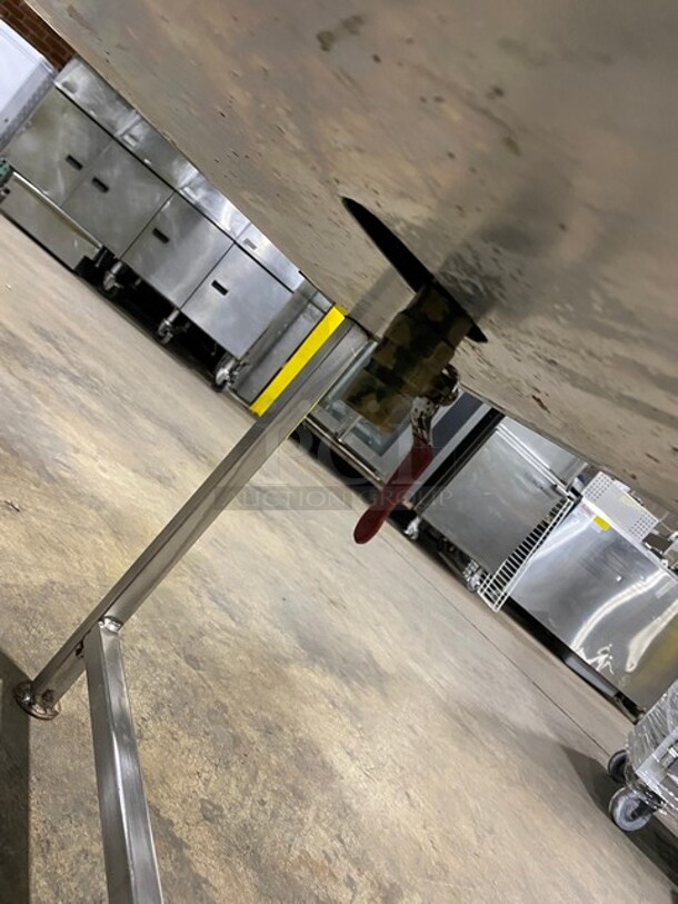 AMAZING FIND! Commercial Electric Powered Open Fryer! All Stainless Steel! On Legs! - Image 8 of 9