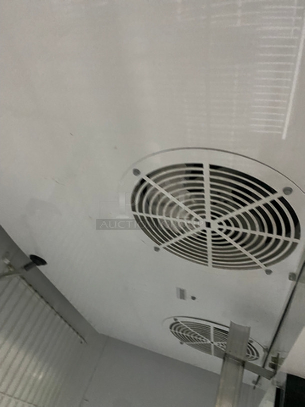 COOL! True 2 Door Reach In Freezer Merchandiser! With View Through Doors! With Poly Coated Racks! On Casters! Model: GDM49F SN: 14775740 115/208/230V 60HZ 1 Phase - Image 7 of 9