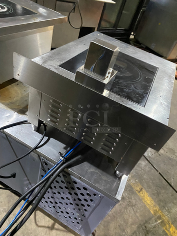 Oishii Commercial Countertop Single Burner Electromagnetic Cooking Range! All Stainless Steel! On Small Legs! Model: PHI500SV2UL SN: X4142005 220V 60HZ 3 Phase - Image 4 of 9