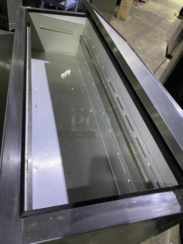 Beverage Air Commercial Refrigerated Pizza Prep Table! Single Door Storage Area Underneath! All Stainless Steel! 115V 60HZ 1 Phase - Image 8 of 9