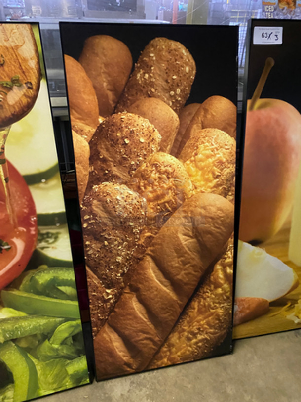 Wall Mount Restaurant Decor! 3x Your Bid! - Image 3 of 6