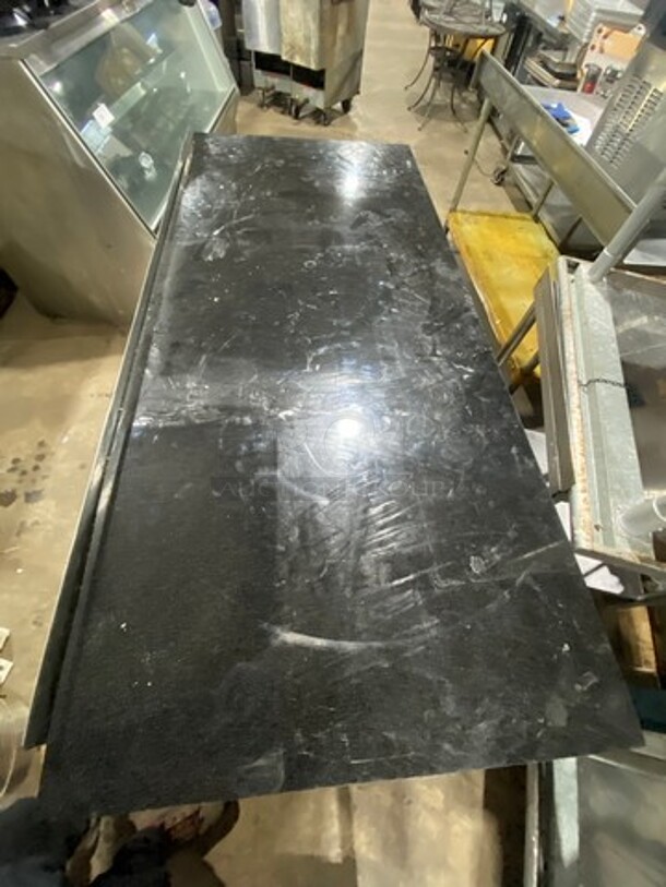 Solid Stainless Steel Work Top/ Prep Table! With Storage Space Underneath! On Casters! - Image 5 of 7
