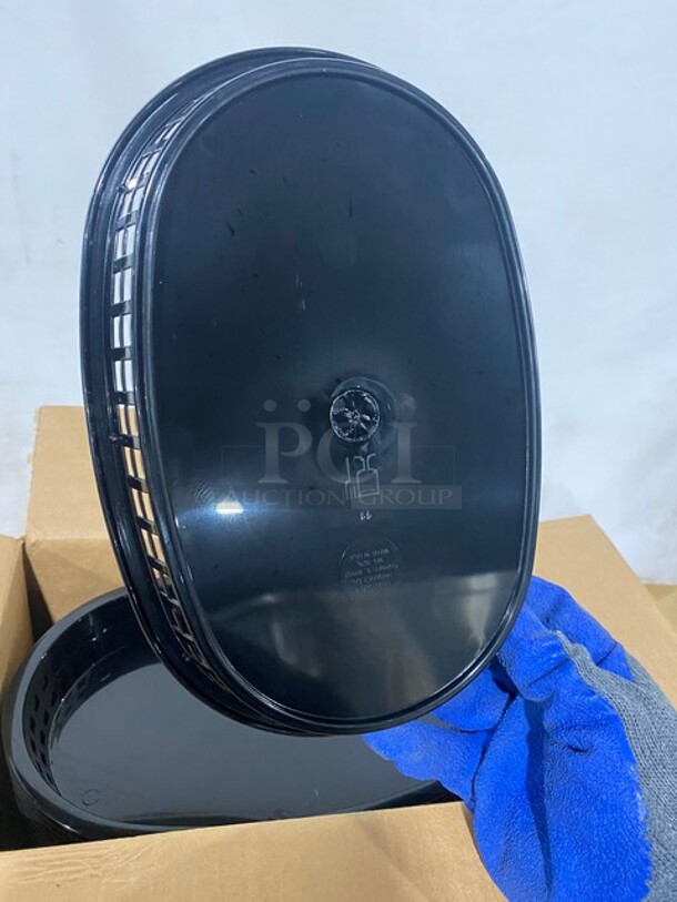 New In Box! Table Craft Black Poly Oval Fast Food Basket! MODEL 1076BK - Image 4 of 7