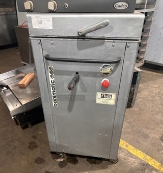 Panimatic Commercial Floor Style Square Cut Dough Molder/ Divider! All Stainless Steel! On Casters!