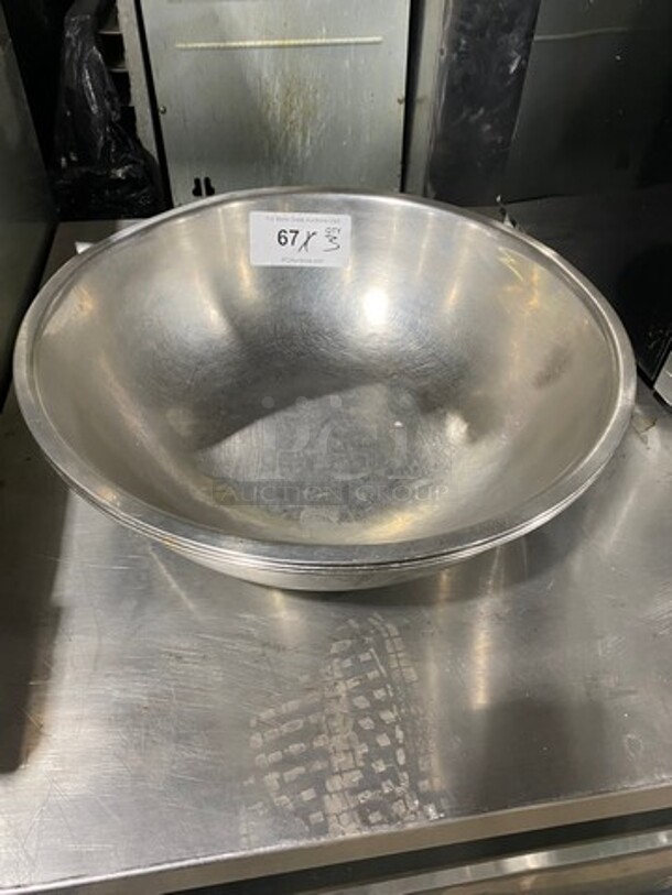 Stainless Steel Mixing Bowls! 3x Your Bid!