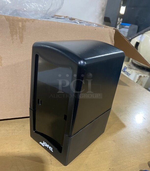 NEW! IN THE BOX! Jofel Black Poly Napkin Dispenser! 4x Your Bid! - Image 4 of 7