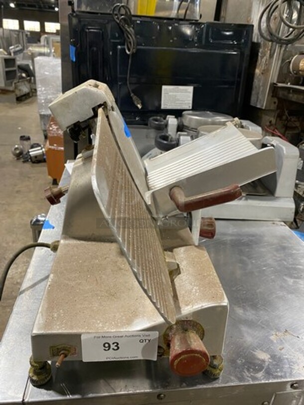 Fleetwood Commercial Countertop Deli/ Meat Slicer! All Stainless Steel! Model: M250S 115V 60HZ 1 Phase - Image 1 of 9