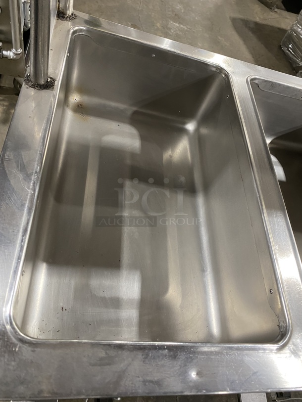 Seco Electric Powered All Stainless Steel 4 Compartment Steam Table! With Sneeze Guard! On Casters! - Image 6 of 12