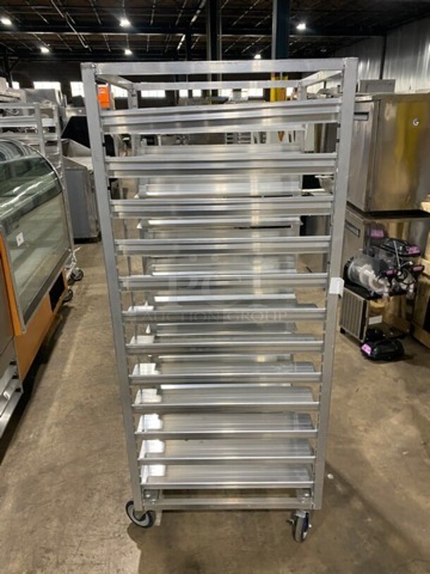 Channel Metal Commercial Pan Transport Rack! On Casters! Model: AUR12 - Image 2 of 5