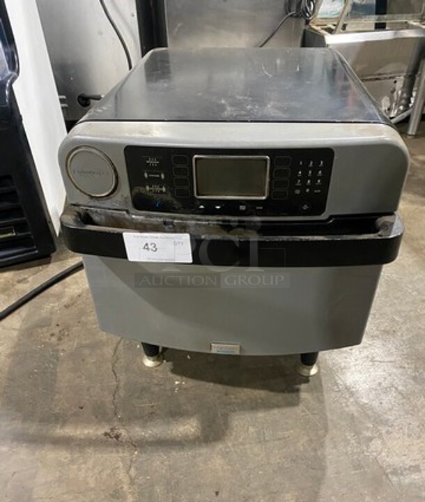 Turbo Chef Commercial Countertop Rapid Cook Oven! On Small Legs! Model: ENCORE2 SN: ENC2D15603 208/240V 1 Phase