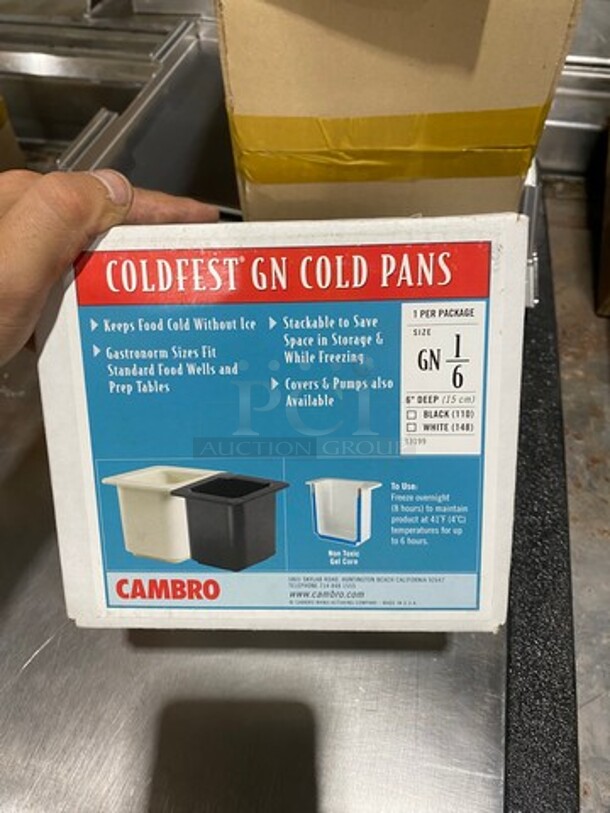 NEW! Cambro Coldfest 1/6x6" Food Pans! 6x Your Bid! - Image 2 of 2
