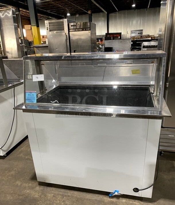 C Nelson Stainless Steel Commercial Floor Style Ice Cream Dipping Cabinet! MODEL BD6DIPRB 115V 