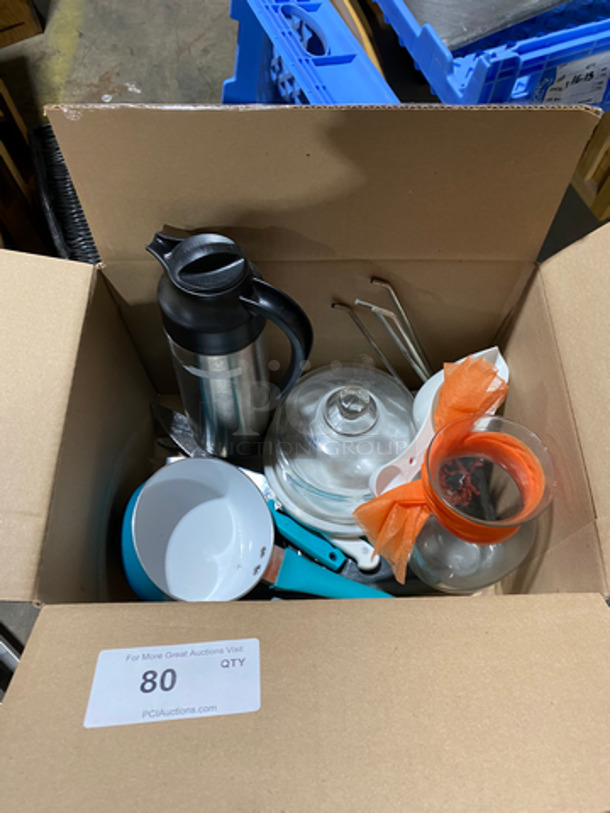 MISCELLANEOUS! ALL ONE MONEY! Including Small Pot, Stainless Steel Body Pourer And More!