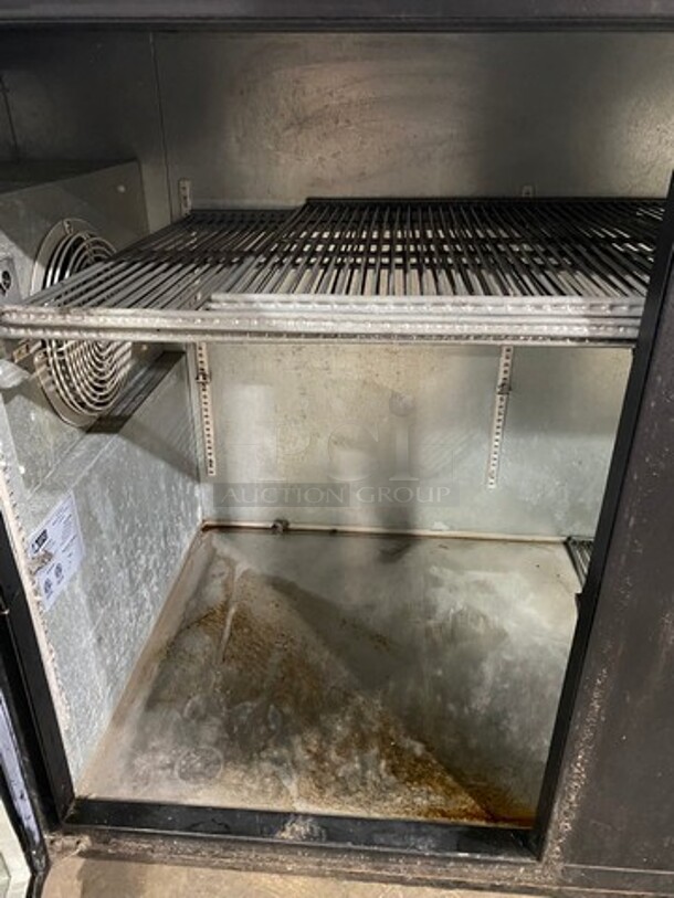 Berg Commercial 2 Door Back Bar Cooler! With View Through Doors! With Metal Rack! Model: EBB68G SN: 141860060400 115V - Image 5 of 9