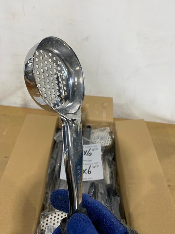 Stainless Steel Perforated Laddle! 6x Your Bid! - Image 7 of 8