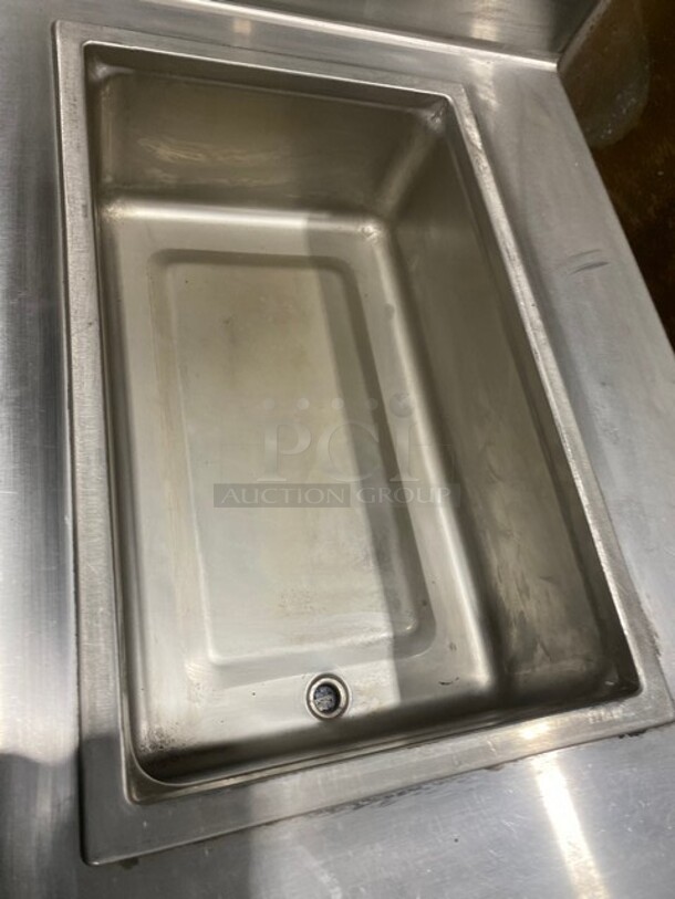 Wells Commercial Single Bay Electric Steam Table! With Backsplash! With Underneath Storage Space! All Stainless Steel! On Legs! Model MOD100TD Serial M1TD1211A0003! 120V! - Image 5 of 8