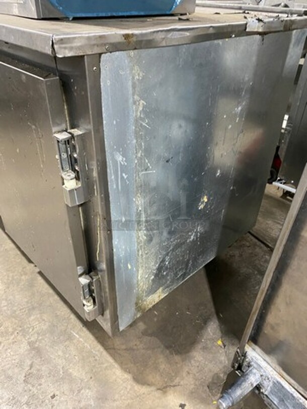Leader Commercial 4 Door Lowboy/Worktop Cooler! With Poly Coated Racks! All Stainless Steel! Model: LB96 SN: PT041196 115V 60HZ 1 Phase - Image 4 of 9