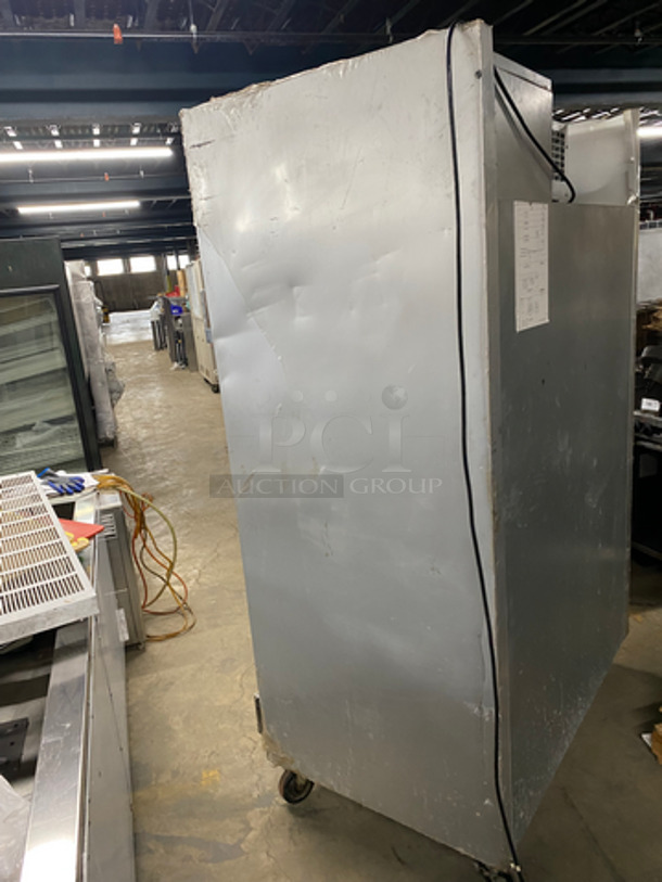 Traulsen 2 Door Reach In Freezer Unit! With Poly Coated Racks! All Stainless Steel! On Casters! NOT TESTED! Model: G22010 SN: T94188D15 115V 60HZ 1 Phase - Image 2 of 9