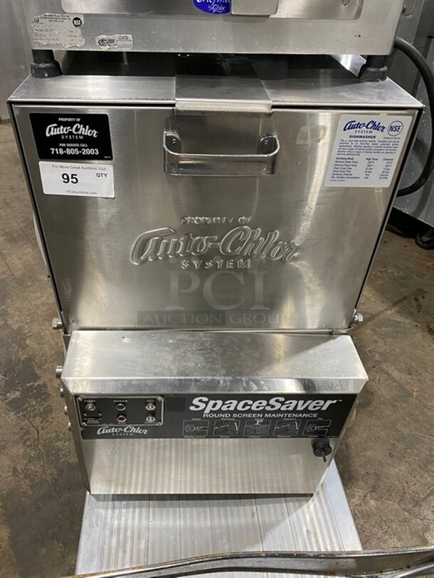 Auto Chlor Commercial Under Counter Dish Washer! All Stainless Steel!