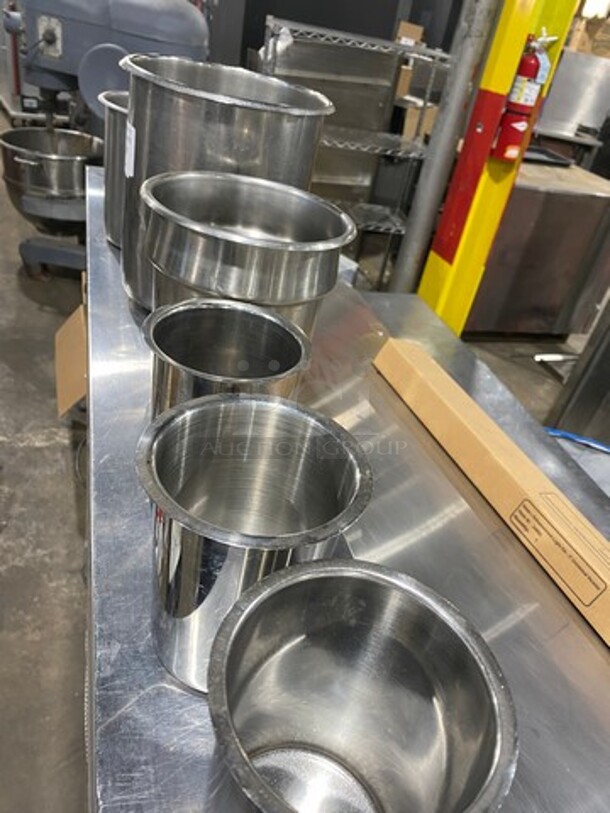 Assorted Size Stainless Steel Round Soup Pan Insert! 6x Your Bid! - Image 7 of 7